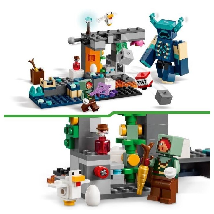 LEGO Minecraft 21274 La Rencontre Avec Le Warden - Jouet Collector Pour Garçon Des 7 Ans LEGO Minecraft 21274 La Rencontre Avec Le Warden - Jouet Collector Pour Garçon Des 7 Ans