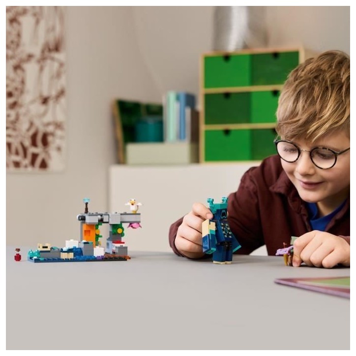 LEGO Minecraft 21274 La Rencontre Avec Le Warden - Jouet Collector Pour Garçon Des 7 Ans LEGO Minecraft 21274 La Rencontre Avec Le Warden - Jouet Collector Pour Garçon Des 7 Ans