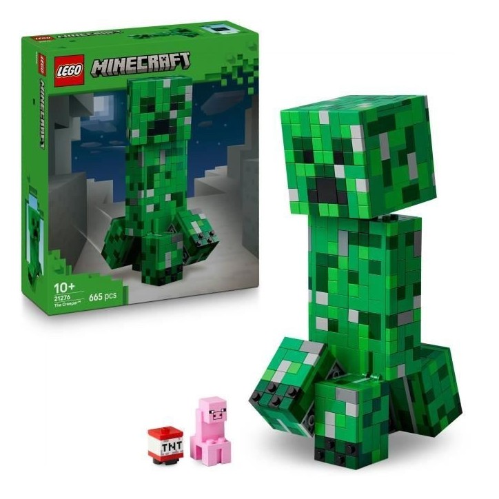 LEGO Minecraft 21276 Le Creeper - Jeu de Construction pour Garçon des 10 Ans - Figurine
