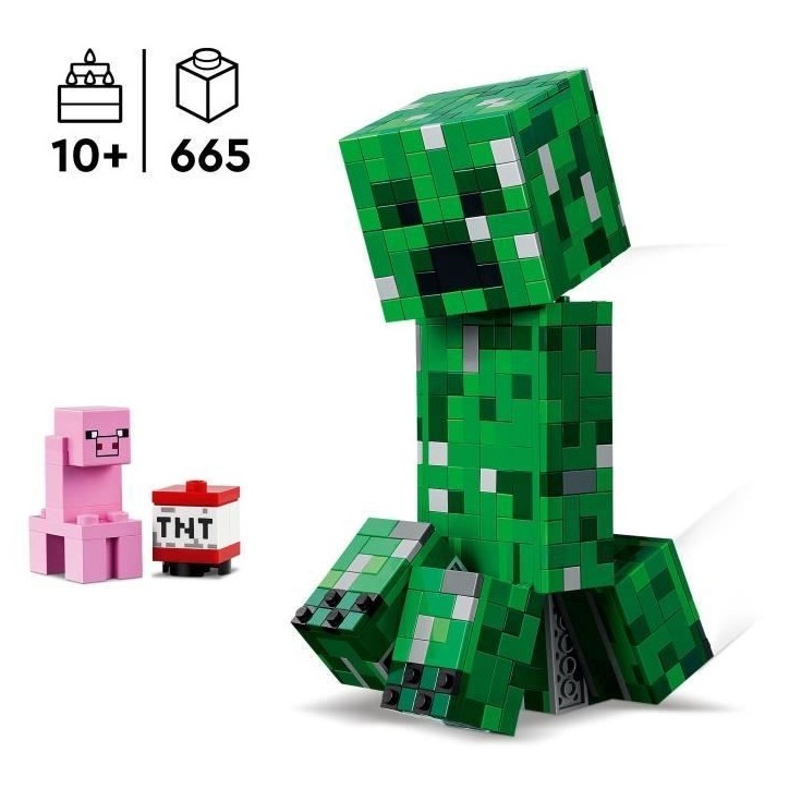 LEGO Minecraft 21276 Le Creeper - Jeu de Construction pour Garçon des 10 Ans - Figurine