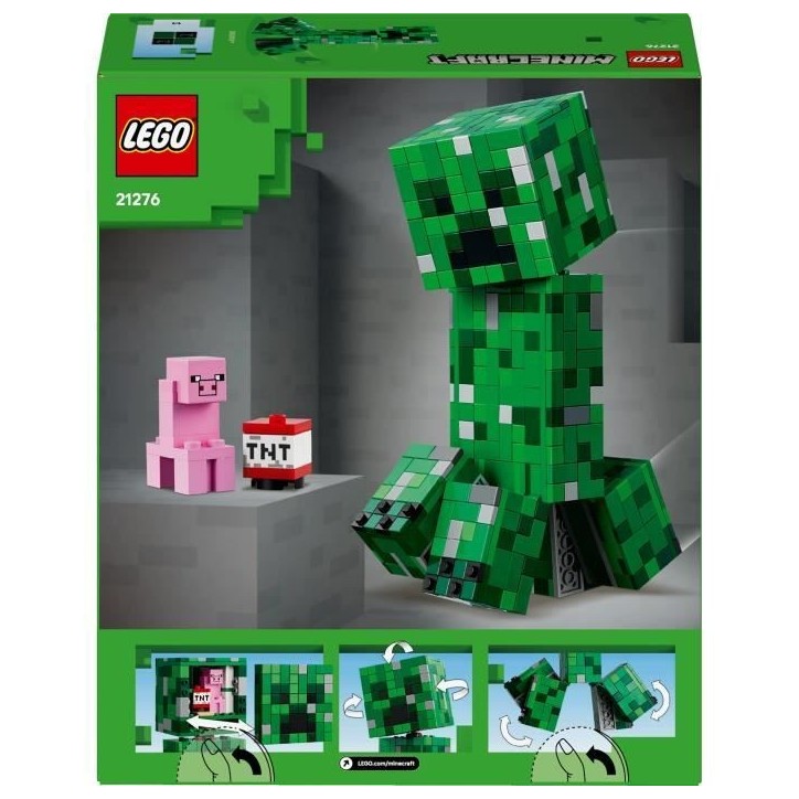 LEGO Minecraft 21276 Le Creeper - Jeu de Construction pour Garçon des 10 Ans - Figurine