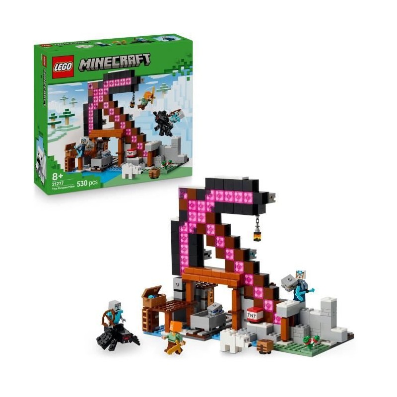 LEGO Minecraft 21277 La Mine En Forme De Pioche - Jeu De Construction LEGO Minecraft 21277 La Mine En Forme De Pioche - Jeu De Construction