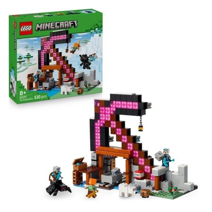LEGO Minecraft 21277 La Mine En Forme De Pioche - Jeu De Construction Pour Garçon 8 Ans LEGO Minecraft 21277 La Mine En Forme De Pioche - Jeu De Construction Pour Garçon 8 Ans