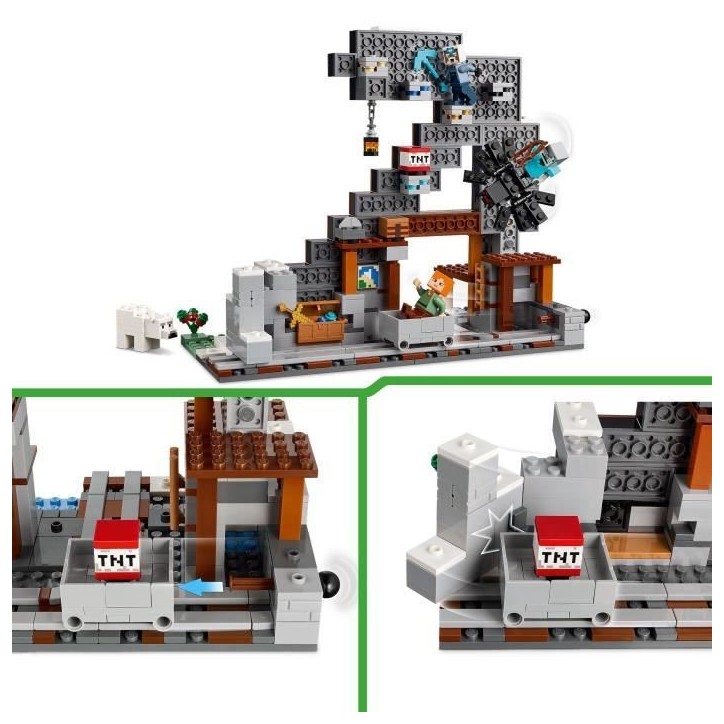 LEGO Minecraft 21277 La Mine En Forme De Pioche - Jeu De Construction Pour Garçon 8 Ans LEGO Minecraft 21277 La Mine En Forme De Pioche - Jeu De Construction Pour Garçon 8 Ans