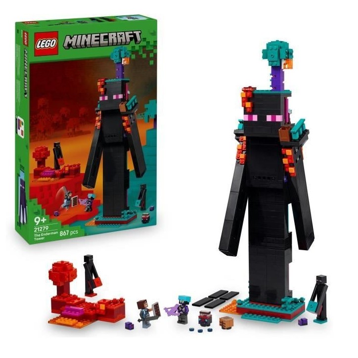 LEGO Minecraft 21279 La Tour De l'Enderman - Jeu De Construction Pour Garçon Des 9 Ans LEGO Minecraft 21279 La Tour De l'Enderman - Jeu De Construction Pour Garçon Des 9 Ans