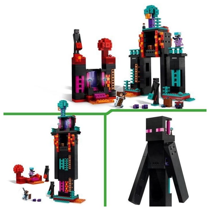 LEGO Minecraft 21279 La Tour De l'Enderman - Jeu De Construction Pour Garçon Des 9 Ans LEGO Minecraft 21279 La Tour De l'Enderman - Jeu De Construction Pour Garçon Des 9 Ans