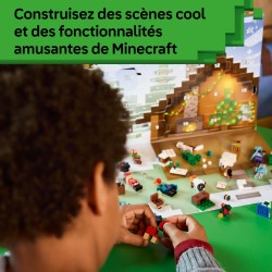 LEGO Minecraft 21280 Le Calendrier de l'Avent 2025 - Jeu de Noël pour