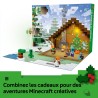 LEGO Minecraft 21280 Le Calendrier de l'Avent 2025 - Jeu de Noël pour