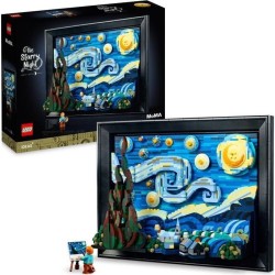 LEGO Ideas 21333 Exclu Cdiscount Vincent Van Gogh - La Nuit Étoilée,