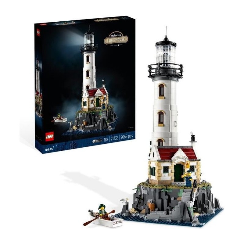LEGO 21335 Ideas Le Phare Motorisé, Exclu Cdiscount, Idée Cadeau, D