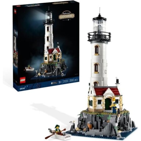 LEGO 21335 Ideas Le Phare Motorisé, Exclu Cdiscount, Idée Cadeau, D