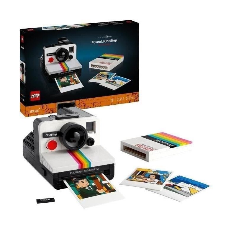 LEGO 21345 Ideas Appareil Photo Polaroid OneStep SX-70, Maquette a Con LEGO 21345 Ideas Appareil Photo Polaroid OneStep SX-70, Maquette a Con