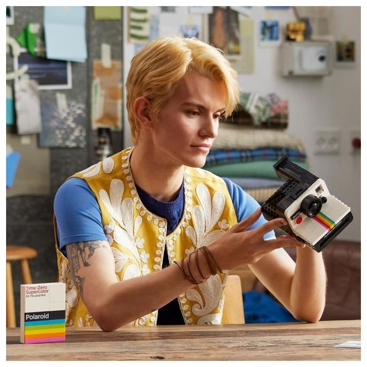 LEGO 21345 Ideas Appareil Photo Polaroid OneStep SX-70, Maquette a Construire pour Adultes avec Autocollants LEGO 21345 Ideas Appareil Photo Polaroid OneStep SX-70, Maquette a Construire pour Adultes avec Autocollants