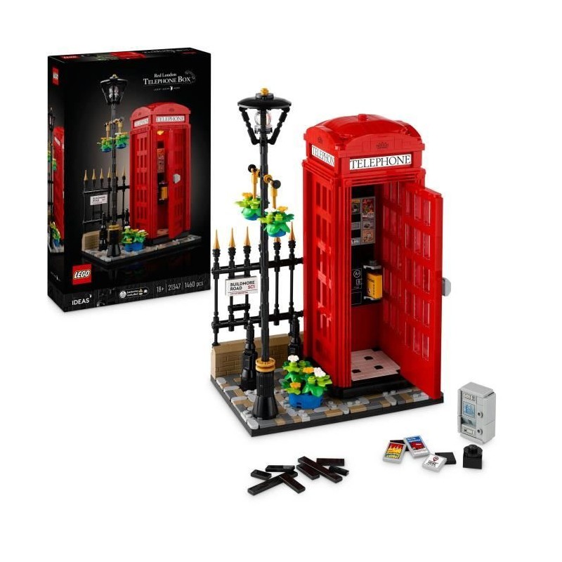 LEGO Ideas 21347 Exclu Cdiscount Cabine Téléphonique Londonienne Dé LEGO Ideas 21347 Exclu Cdiscount Cabine Téléphonique Londonienne Dé