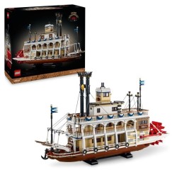 LEGO Ideas 21356 Exclu Cdiscount Le Bateau a Vapeur du Mississippi - S