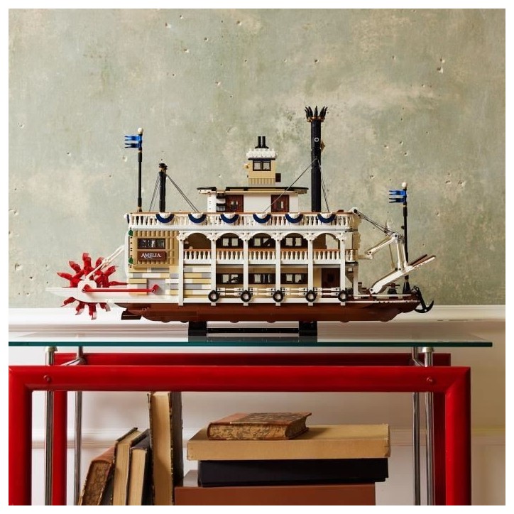 LEGO Ideas 21356 Exclu Cdiscount Le Bateau a Vapeur du Mississippi - Set de Construction pour Adulte LEGO Ideas 21356 Exclu Cdiscount Le Bateau a Vapeur du Mississippi - Set de Construction pour Adulte