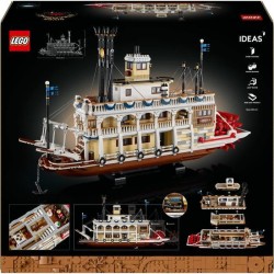 LEGO Ideas 21356 Exclu Cdiscount Le Bateau a Vapeur du Mississippi - S