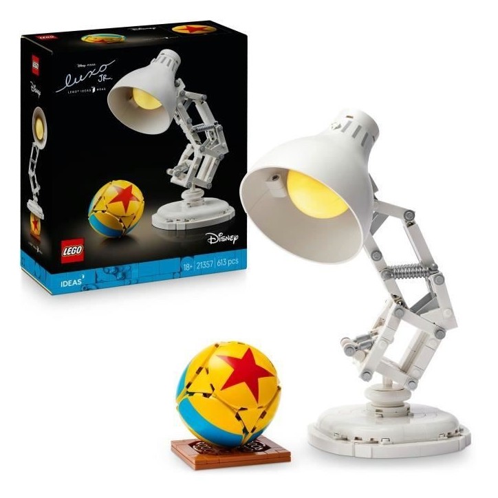 LEGO Ideas 21357 Disney Pixar Luxo Jr. - Set de Construction Collector pour Adulte - Déco LEGO Ideas 21357 Disney Pixar Luxo Jr. - Set de Construction Collector pour Adulte - Déco