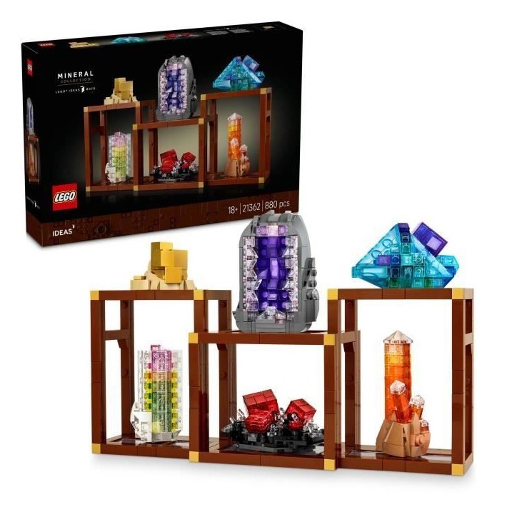 LEGO Ideas 21362 Collection de Minéraux - Set de Construction pour Adulte - Décoration LEGO Ideas 21362 Collection de Minéraux - Set de Construction pour Adulte - Décoration