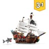 LEGO Creator 3-en-1 31109 Le Bateau Pirate, Jouet, Figurine Animaux Ma