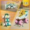 LEGO 31148 Creator 3en1 Les Patins a Roulettes Rétro, Jouet avec Mini
