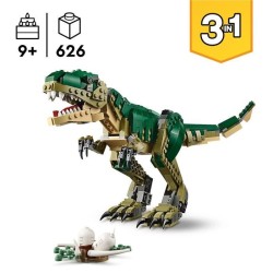 LEGO Creator 31151 3-en-1 Le T-rex - Dinosaure jouet tricératops ou p