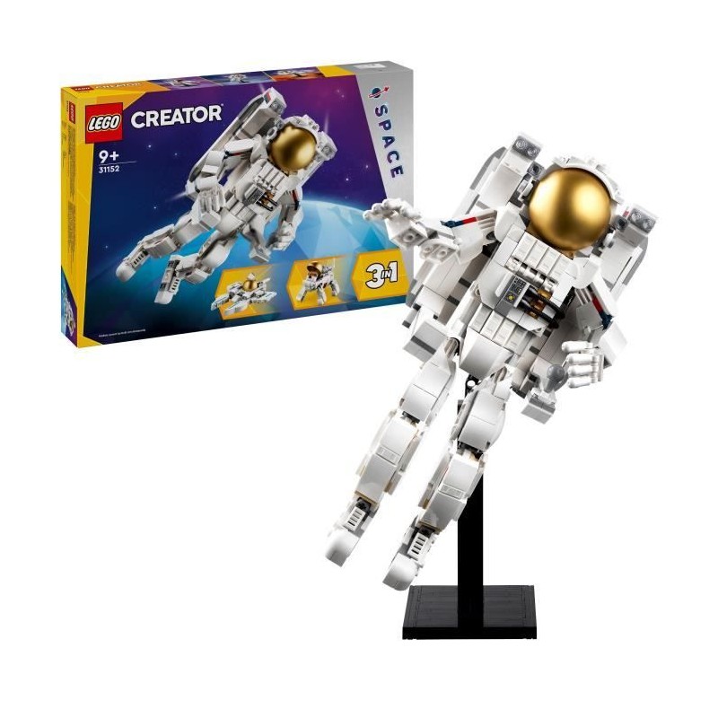 LEGO 31152 Creator 3en1 L'Astronaute dans l'Espace, Jouet de Construct LEGO 31152 Creator 3en1 L'Astronaute dans l'Espace, Jouet de Construct