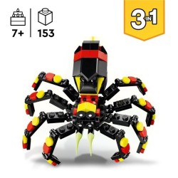 LEGO Creator 31159 3-en-1 Animaux sauvages : l'araignée surprenante -