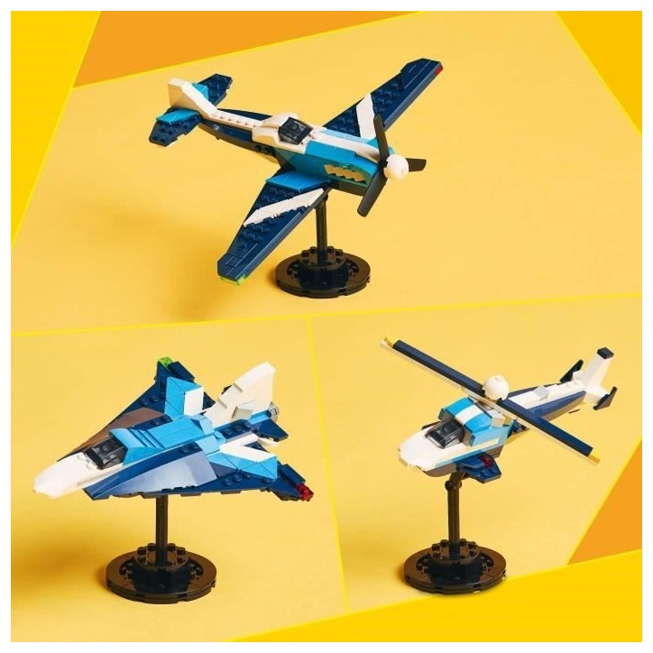 LEGO Creator 31160 3-en-1 Aéronef : l'avion de course - Jeu de construction des 7 ans LEGO Creator 31160 3-en-1 Aéronef : l'avion de course - Jeu de construction des 7 ans