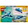 LEGO Creator 31160 3-en-1 Aéronef : l'avion de course - Jeu de constr