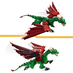 LEGO Creator 31161 3-en-1 Le dragon médiéval - Jeu de construction p