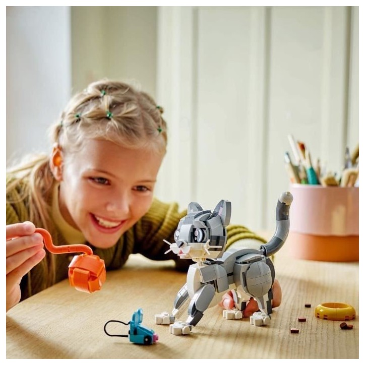 LEGO Creator 31163 3-en-1 Le chat joueur - Jeu de construction pour fille des 8 ans