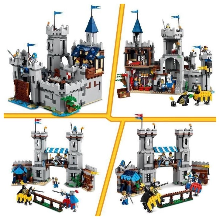 LEGO Creator 3-en-1 31168 Le Château Médiéval des Chevaliers - Jeu de Construction 9 ans LEGO Creator 3-en-1 31168 Le Château Médiéval des Chevaliers - Jeu de Construction 9 ans