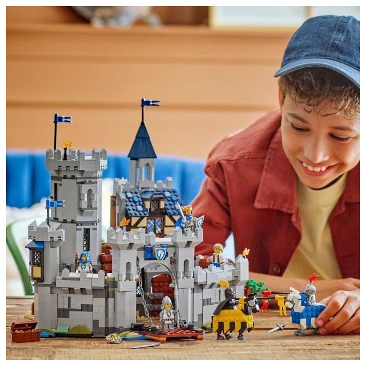 LEGO Creator 3-en-1 31168 Le Château Médiéval des Chevaliers - Jeu de Construction 9 ans LEGO Creator 3-en-1 31168 Le Château Médiéval des Chevaliers - Jeu de Construction 9 ans