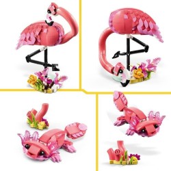 LEGO Creator 31170 3-en-1 Animaux sauvages : le flamant rose - Jouet p