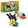 LEGO Creator 3-en-1 31173 Animaux Sauvages : le Toucan Tropical - Jeu
