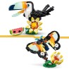 LEGO Creator 3-en-1 31173 Animaux Sauvages : le Toucan Tropical - Jeu