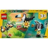 LEGO Creator 3-en-1 31173 Animaux Sauvages : le Toucan Tropical - Jeu