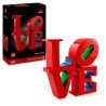 LEGO Art 31214 LOVE - Set de construction pour adultes - Décoration e