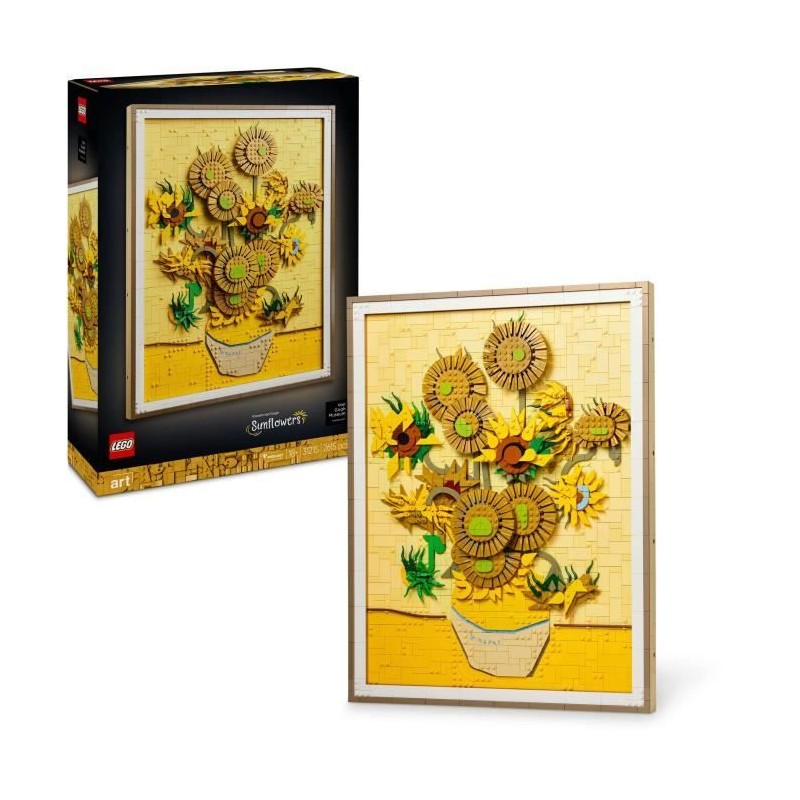 LEGO Art 31215 Vincent van Gogh – Les Tournesols - Tableau mural, Co LEGO Art 31215 Vincent van Gogh – Les Tournesols - Tableau mural, Co