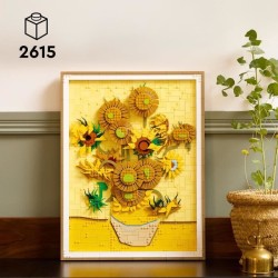 LEGO Art 31215 Vincent van Gogh – Les Tournesols - Tableau mural, Co