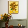 LEGO Art 31215 Vincent van Gogh – Les Tournesols - Tableau mural, Co