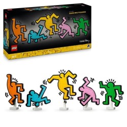 LEGO 31216 Art Keith Haring, Les Figures Dansantes, Décoration d'Int