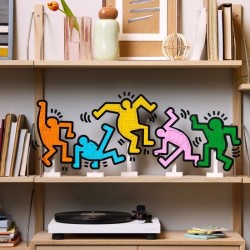 LEGO 31216 Art Keith Haring, Les Figures Dansantes, Décoration d'Int