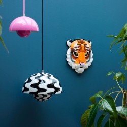 LEGO Art 31217 La Collection Faune – Le Tigre - Set Adulte - Décora