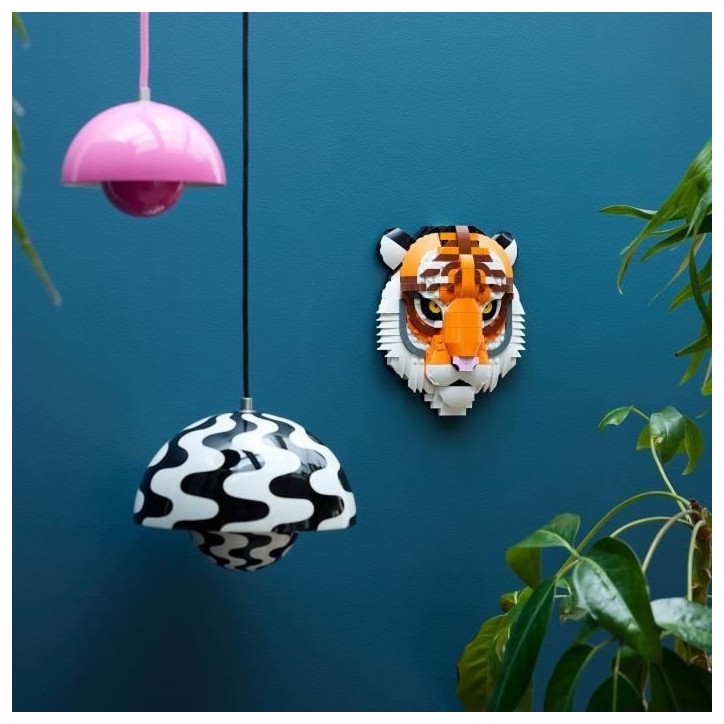 LEGO Art 31217 La Collection Faune – Le Tigre - Set Adulte - Décoration Murale Avec Fleurs LEGO Art 31217 La Collection Faune – Le Tigre - Set Adulte - Décoration Murale Avec Fleurs