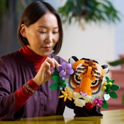 LEGO Art 31217 La Collection Faune – Le Tigre - Set Adulte - Décora