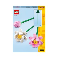 LEGO 40647 Creator Les Fleurs de Lotus, Kit de Construction pour Fille