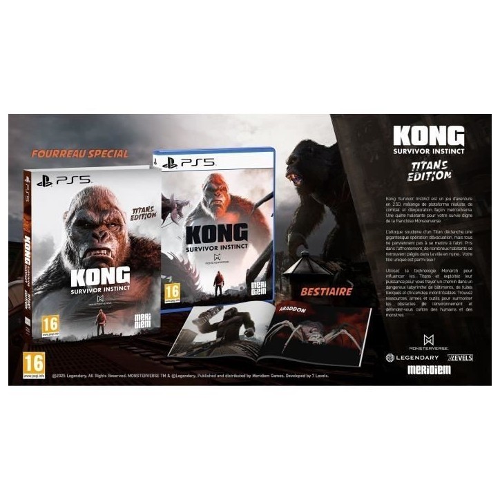 Kong : Survivor Instinct - Titans Edition - Jeu PS5