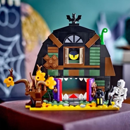 LEGO 40721 La Grange d'Halloween - Jouet de Construction enfant des 8